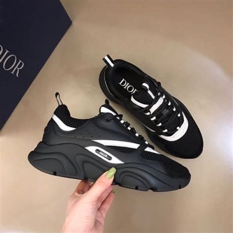 dior b22 sneaker black technical mesh and calfskin|CHRISTIAN DIOR Technical Mesh Calfskin Mens B22 Sneakers .